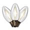 Holiday Bright Lights Holiday Bright Lights LED C9 Pure White 25 ct Replacement Christmas Light Bulbs, PK25 BU25FLDSC9-TPWA - alternate 2